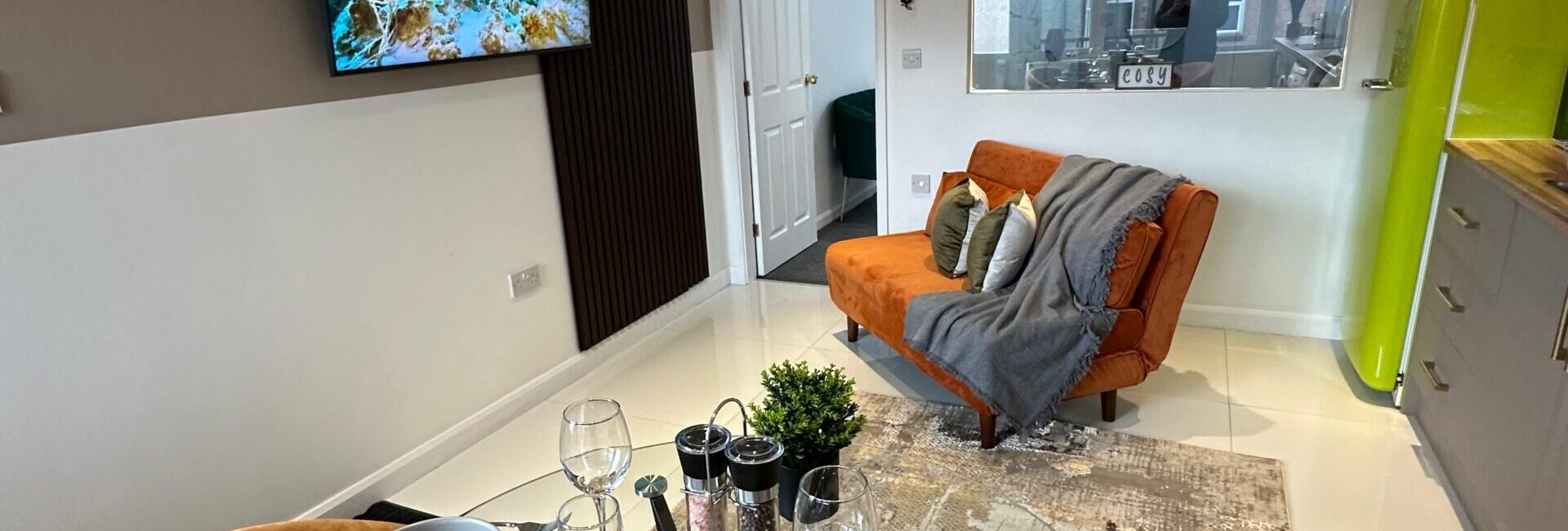 Stylish 1-bedroom apartment in Birmingham City with free parking.