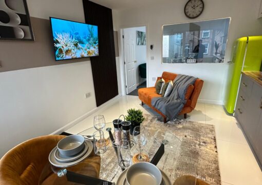 Stylish 1-bedroom apartment in Birmingham City with free parking.